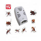 Електромагнітний відлякувач тарганів мишей Riddex Quad Pest Repelling Aid, фото 5