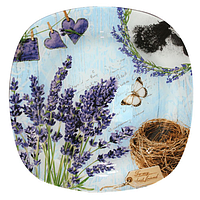 3715 Тарілка квадратна 8-20см (Прованс)