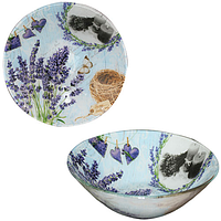 388 Салатник круглий 7-18см (Прованс)