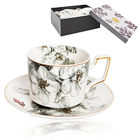 2358 Чашка з блюдцем 2пр (чашка-230мл, блюдце-15см) Симфонія