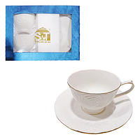 232-04 Набір (2 чашки 250мл + 2 блюдця 16,5 см) Ноктюрн Limited edition