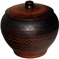 50250 Горщик для запікання димлений / різьблений 700 мл.