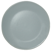 4190-05 Тарілка десертна матова блакитна 20см