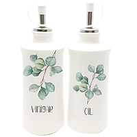 700-07-16 Набір 2пр пляшки для олії/оцту 'Флора' 320мл