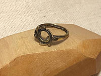 Кольцо из бронзы "Абстракция", Перстень из бронзы, Украшение из бронзы, Оригинальное кольцо из бронзы