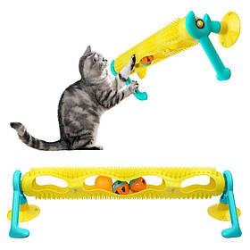 Іграшка для котів Bronzedog PetFun "Лабіринт із м'ячиками"
