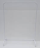 Одинарна стійка для одягу білого  кольору, фото 6