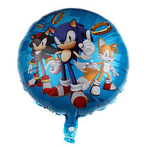 Фольгована кругла кулька "Сонік" 18" Китай