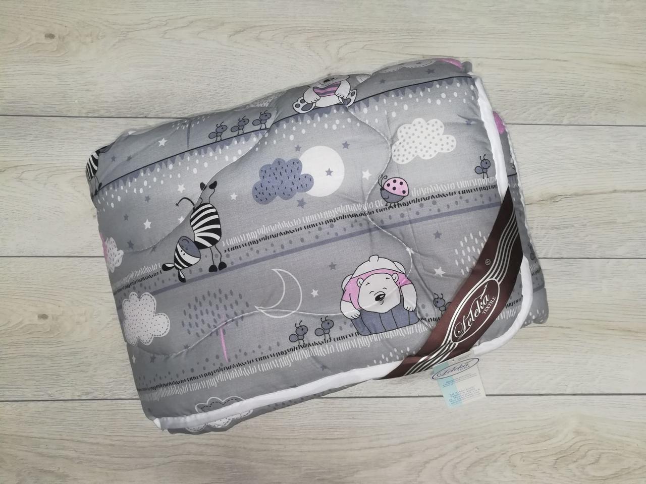 Дитяча тепла ковдра "Солодкий сон" овеча вовна, фото 1