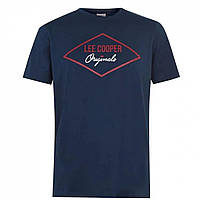 Футболка Lee Cooper Cooper Logo Vintage Blue, оригінал. Доставка від 14 днів