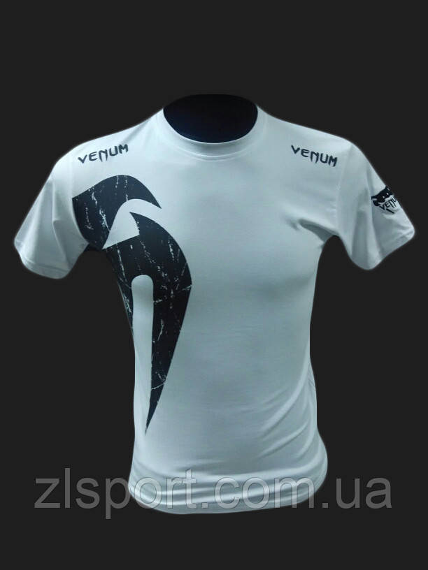 Футболка Venum трикотажна біла Туреччина