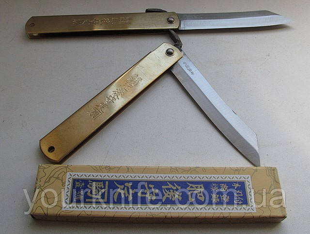 Нож складной HIGONOKAMI Kanekoma Blue Steel 95mm