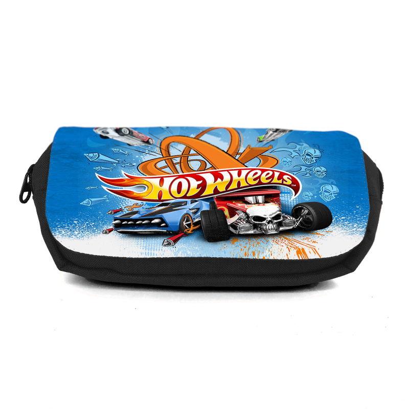 Шкільний пенал Хот Вілс 0015 (Hot Wheels) органайзер універсальний (HW-0015-blc) чорний