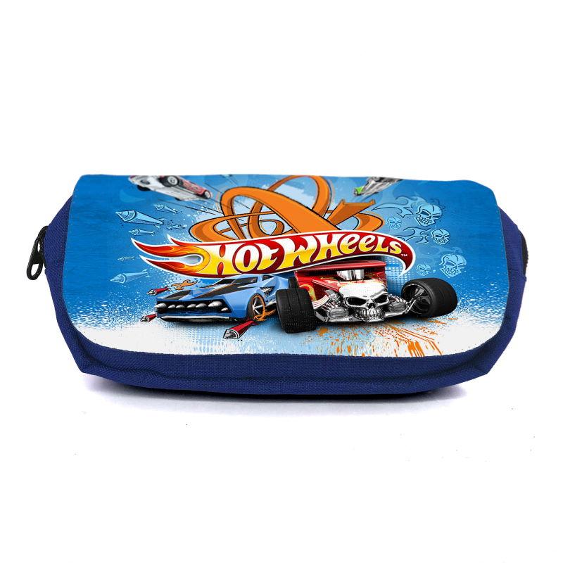 Шкільний пенал Хот Вілс 0015 (Hot Wheels) органайзер універсальний (HW-0015-blu) синій, фото 1