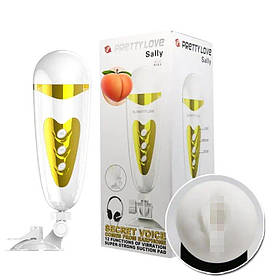 Мастурбатор вагіна з вібрацією з голосовим супроводом Pretty Love Sally