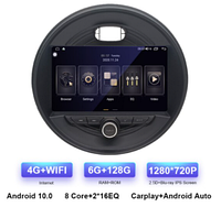 Junsun 4G Android магнитола для BMW MINI Cooper F54 F55 F56 F60 2015-2019 6+128