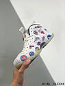 Nike Air Foamposite One NBA білі з логотипами НБА баскетбольні кросівки чоловічі, фото 3