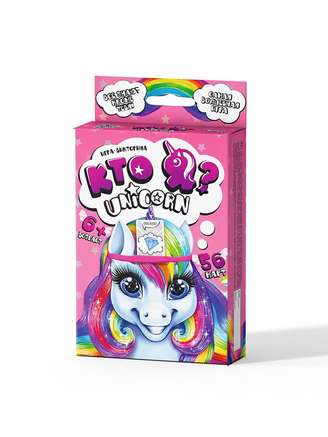 Настільна гра "Хто Я? Unicorn" мала карткова Danko Toys, фото 3