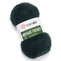 YarnArt MOHAIR TRENDY (Мохер Тренди) № 108 темно зеленый (Пряжа мохер, нитки для вязания)