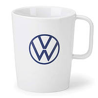 Кружка Volkswagen Logo Cup, White/Blue, артикул 000069601BQ