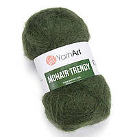 YarnArt MOHAIR TRENDY (Мохер Тренди) № 111 хаки (Пряжа мохер, нитки для вязания)