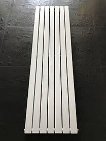 Вертикальний дизайнерський радіатор опалення ТМ ARTTIDESIGN Livorno <unk> 7/1600 білий матовий