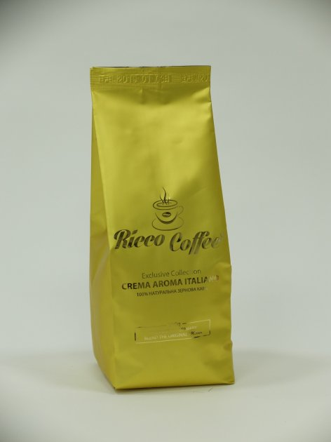 Зерновий кави Ricco Coffee Crema Aroma Italiano 250 гр