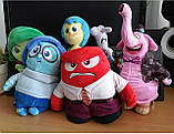 Головоломка м'яка іграшка варива 15 см Inside Out Plush Anger, фото 4