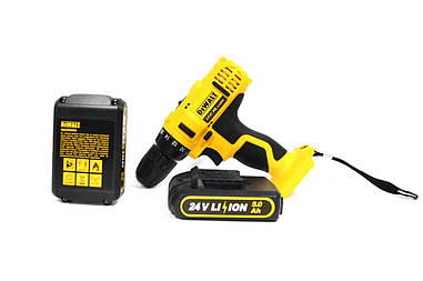 Акумуляторний дриль-шурупокрут DeWALT DCD791 24V/5А/год 2 акумулятори BF