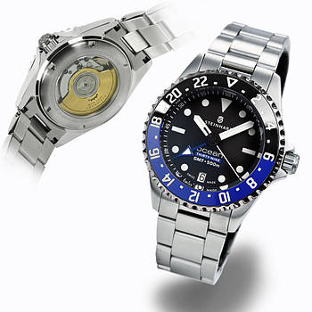 Чоловічий годинник Steinhart Ocean 39 GMT premium 500 Ceramic 106-0950