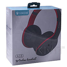 Навушники Bluetooth Celebrat A18 — Red