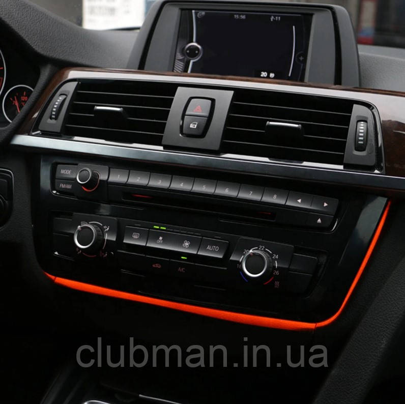 Штатна рамка з підсвічуванням центральної консолі BMW (БМВ) F30 Lci