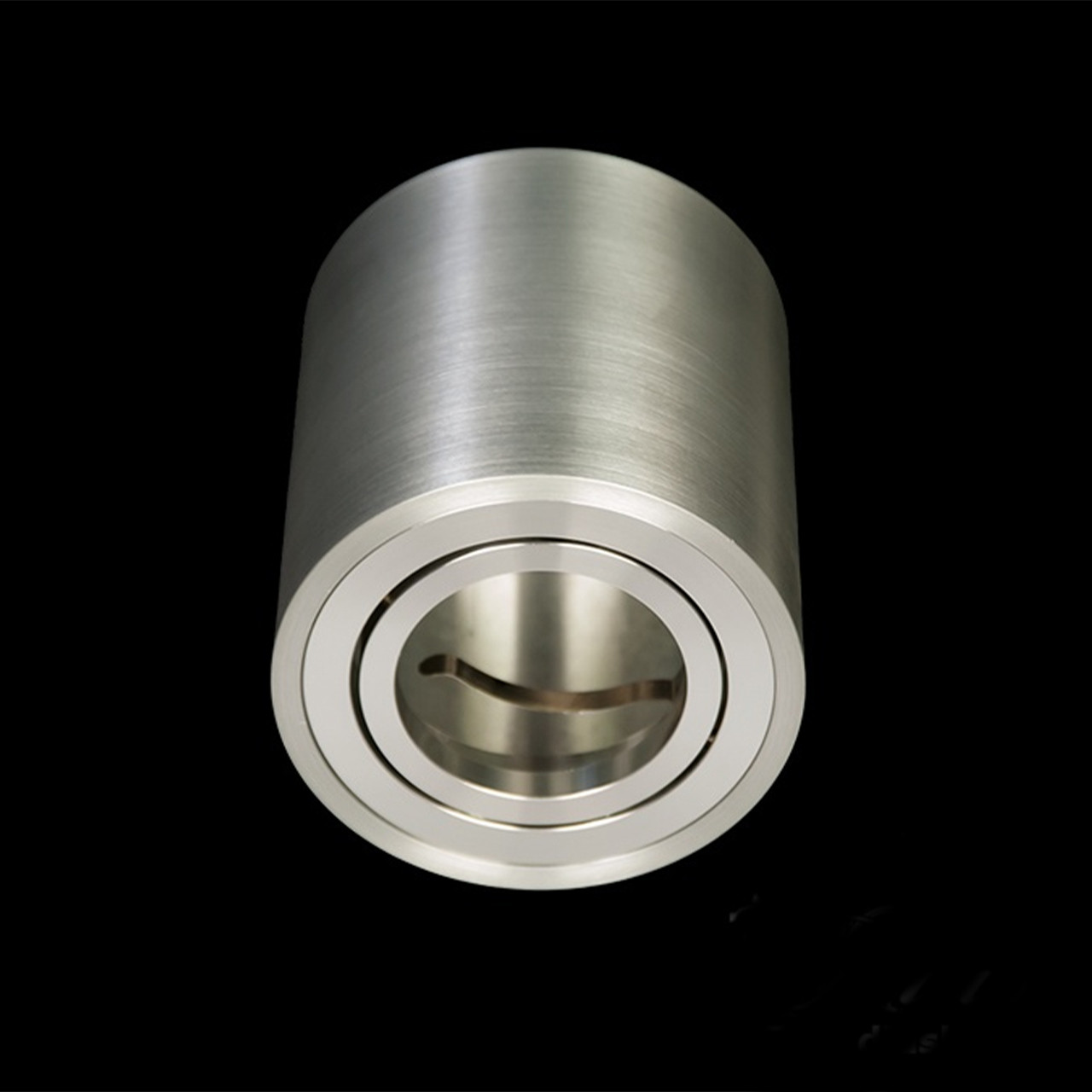 Точковий світильник тубус сталевого кольору D-217B-4-R-SL, фото 1