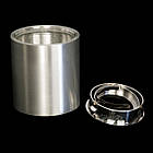 Точковий світильник тубус сталевого кольору D-217B-4-R-SL, фото 3