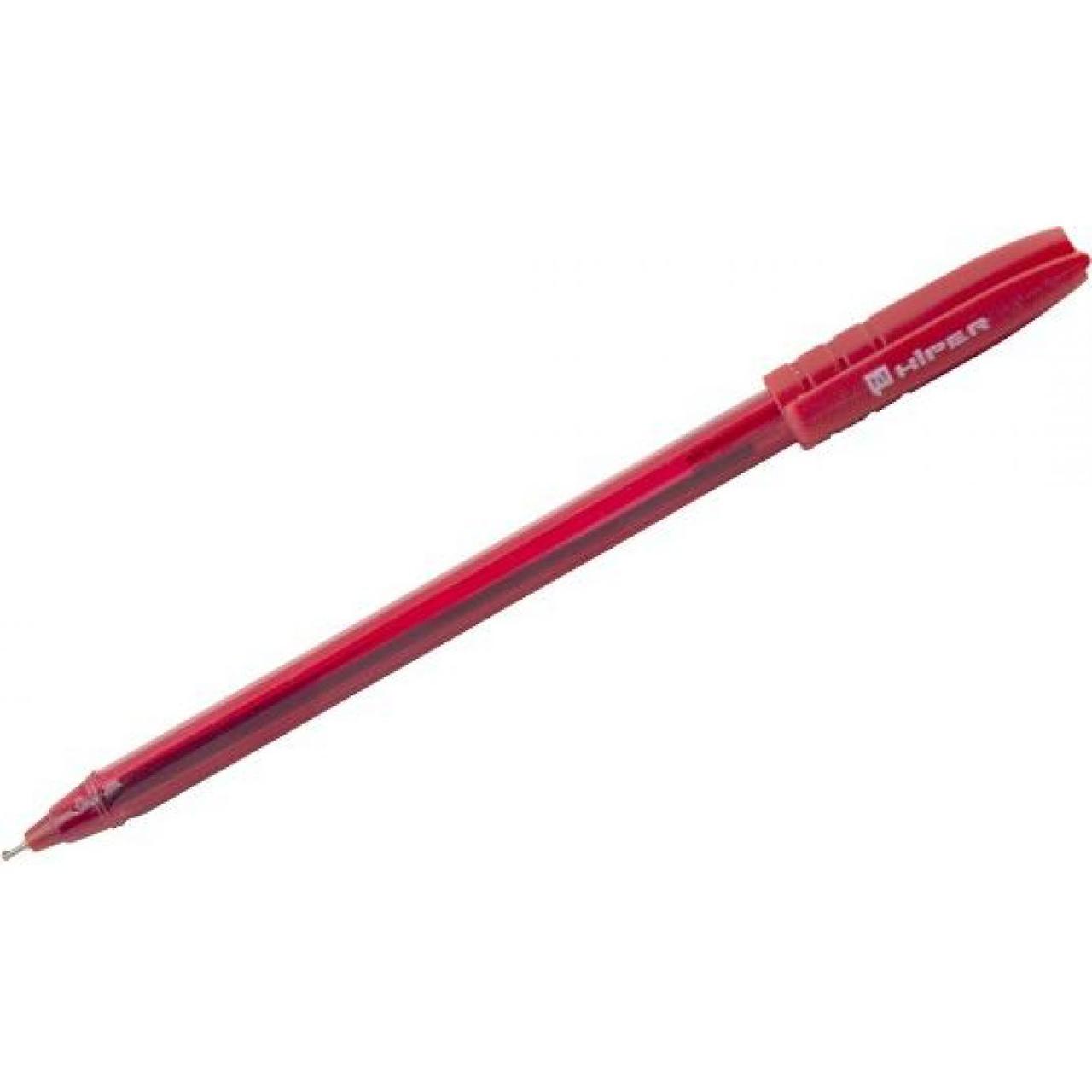 Ручка кулькова масляна "Hiper" Accord 0,7 мм червона (50) (250) №HO-500