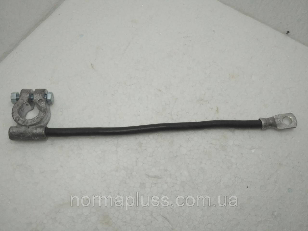 Клема АКБ з дротом 18см мінус, фото 1