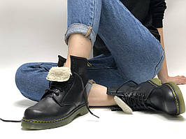 Мартінси зимові Dr Martens Winter чорні