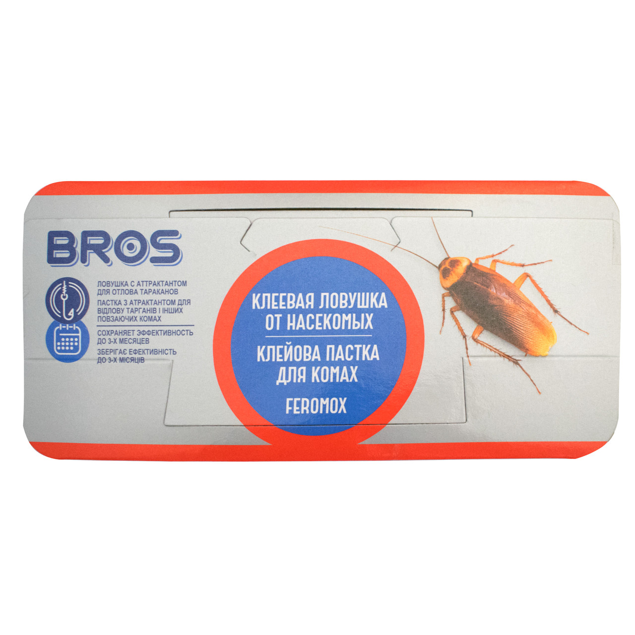 Клейова пастка для тарганів Bros Feromox standart, фото 1