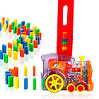 Дитяча іграшка Паровозик з доміно Domino Train 955-1A / Дитячий конструктор-поїзд, фото 8