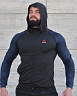 Чоловічий компресійний костюм гуртом Reebok 5в1: Рашгард, шорти, легінси, футболка, худі., фото 8