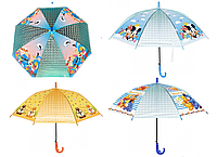 Зонтик - трость детский 3D мультики Х2108