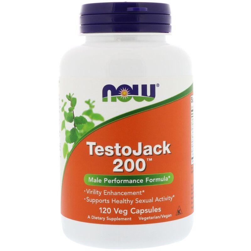 Капсулы для восстановления репродуктивного здоровья муж NOW Foods "TestoJack" 200 мг (120 капсул) США Оригинал - фото 1 - id-p1481104292
