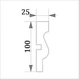 Молдинг на фасад, фасадна лиштва Фм-1 (h 100 мм), фото 2