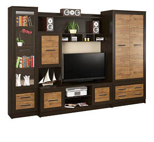 Стінки з шафою для одягу