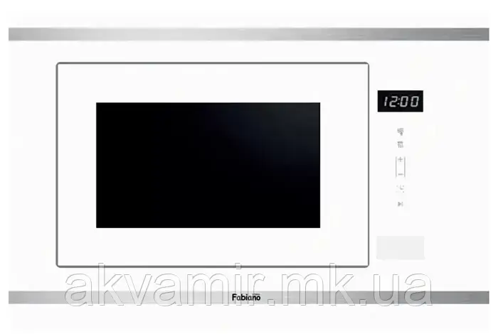 Мікрохвильова піч Fabiano FBM 2200G White (біле скло) вбудована