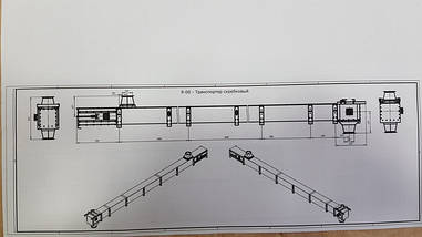 Елементи скребкового траспортера