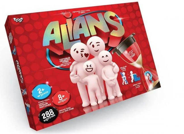 Настільна логічна гра для дітей Alians Danko Toys розважальна універсальна гра для дітей, фото 1