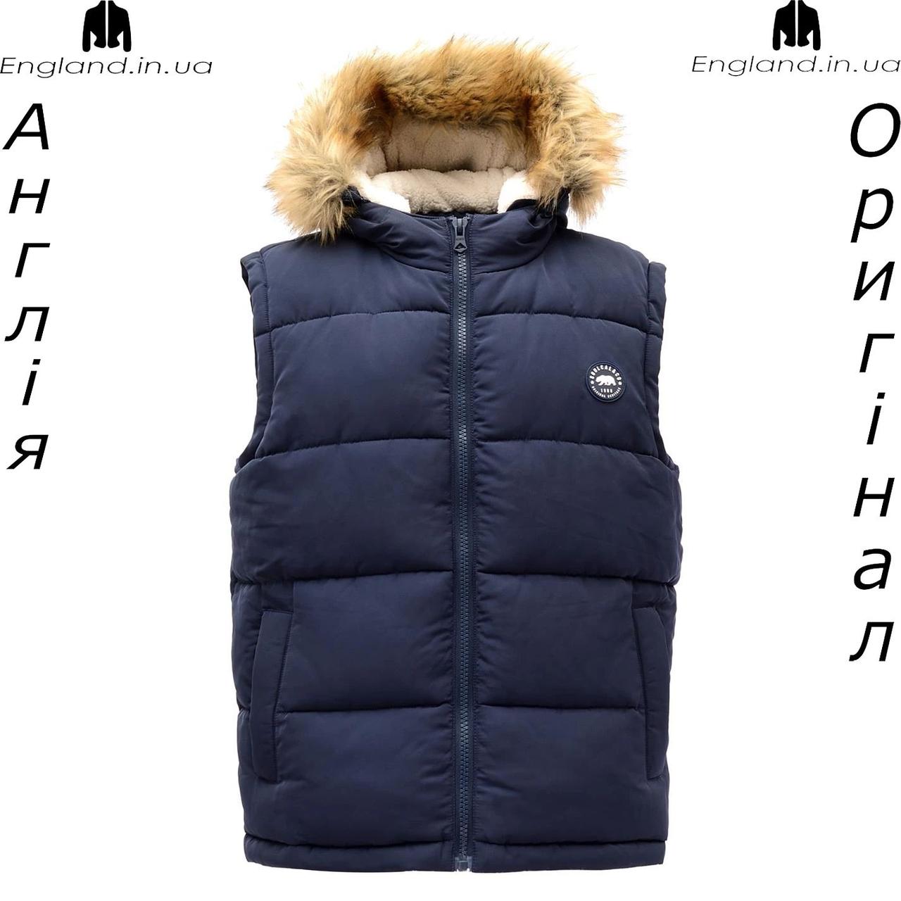 Розмір S (наш 46й) - Жилет чоловічий SoulCal (Соулкел) з Англії - зимовий, фото 1