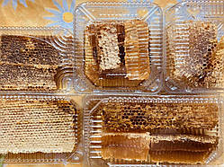 Стільники - Стільниковий мед різнотрав'я 2019 року - Соти бджолині - Медові соти - Мед в сотах