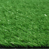 Штучна трава 15 мм завширшки 2 м EcoGras SD-15 (Штучний газон в рулонах), фото 7